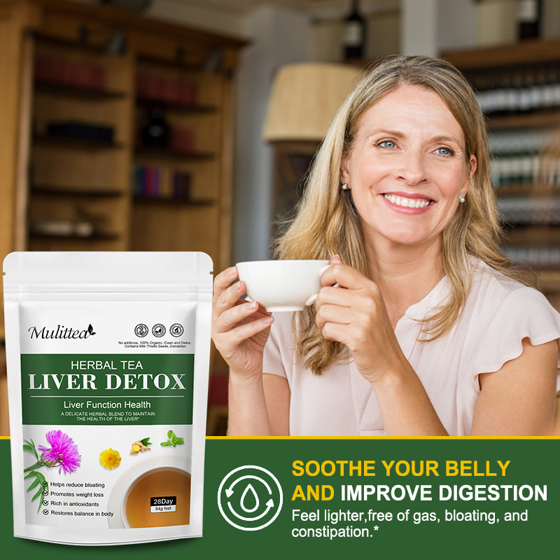 Mulittea Liver Detox Tea with  - Dandelion Detox Tea 评论和价格