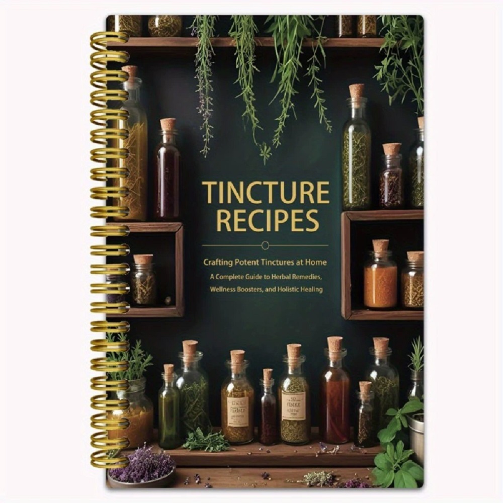 Tincture Recipes Book Crafting - Herbal Wellness Remedy 评论和价格