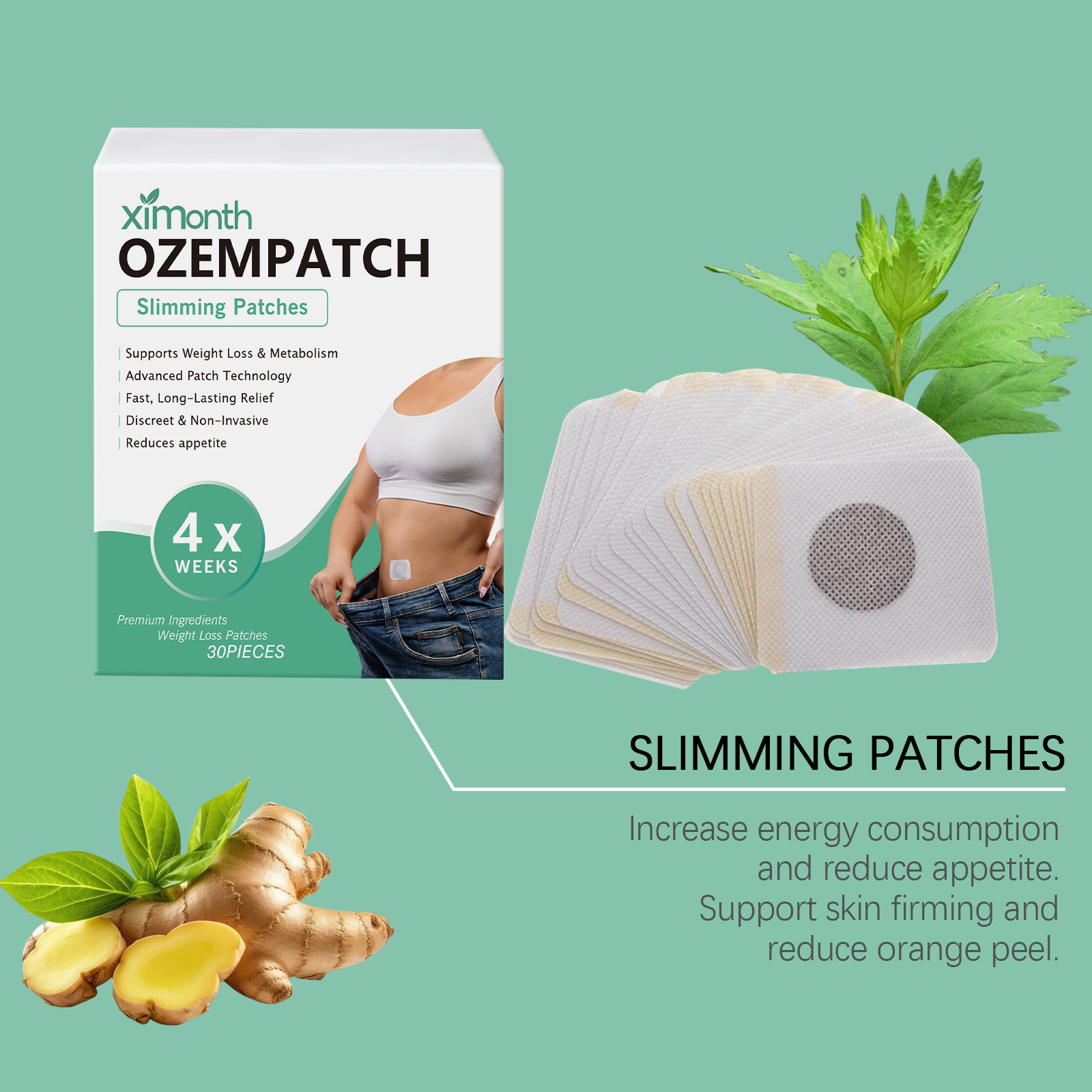 Ximonth Body Shaping Patches I - Herbal And Wellness 评论和价格